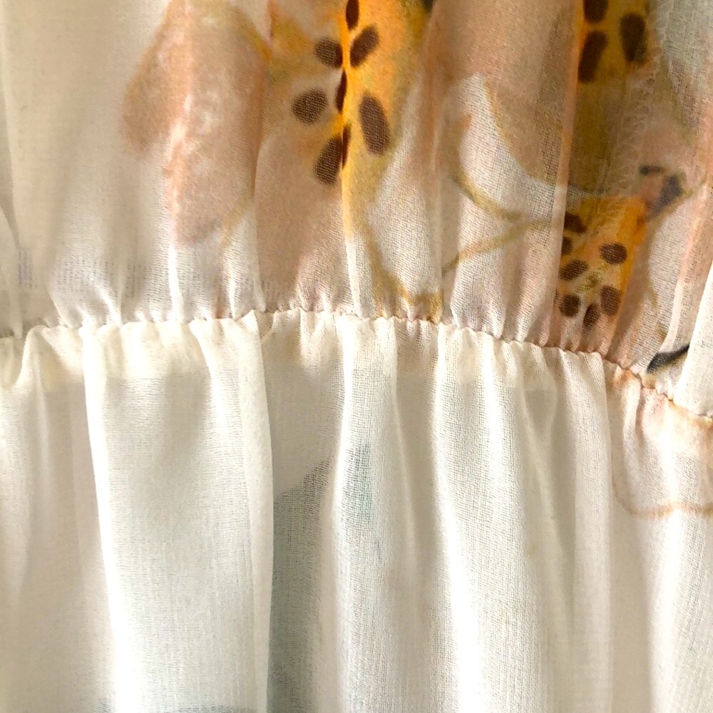 Farm Rio Eloisa Floral Sheer Dress NWOT - Picture 8 of 15